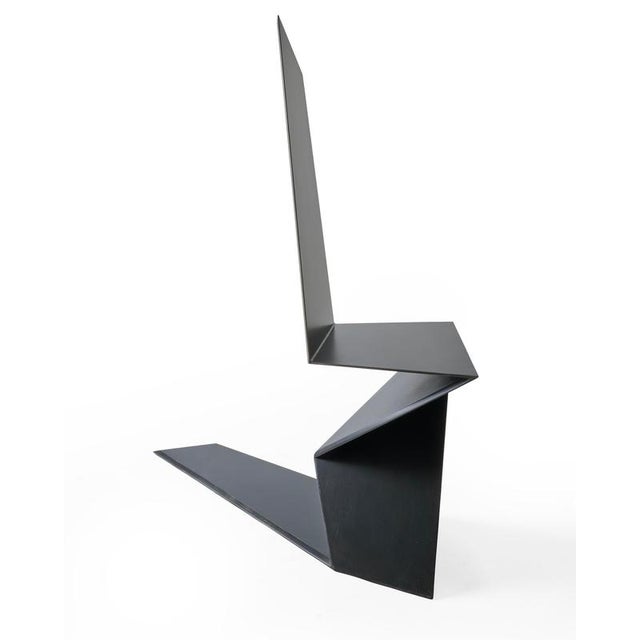 Samotrax Console Table with Anti-Flex Metal Core and Aluminium Plates by Orfeo Studio For Sale - Image 12 of 13