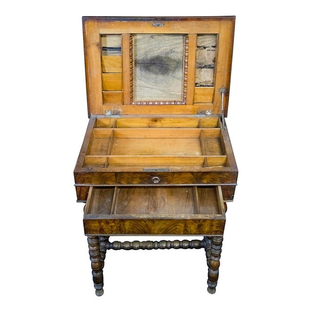 Wood Wooden Worktable, 19th Century For Sale - Image 7 of 14