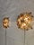An exceptional and highly decorative set of wall lamps designed by Albano Poli for Poliarte, Italy. These striking pieces...