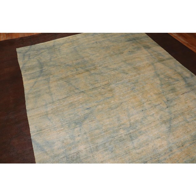 Blue Vintage Blue Shadow Turkish Rug - 10'2" x 13'2" For Sale - Image 8 of 8