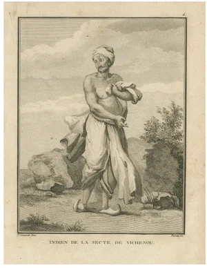 Sonnerat, Indian Devotee of Vishnu, 1806, Print