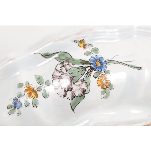 Ceramic 1750s Mid 18th Century French Faience Soup Tureen For Sale - Image 7 of 13