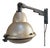 Vintage Street Wall Light in Metal and Glass, 1950s For Sale