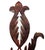 1960s Monumental Mid-20th Century Spanish Revival Red Wrought Iron 5-Light Wall Sconce — 3 Feet Tall For Sale - Image 5 of 8