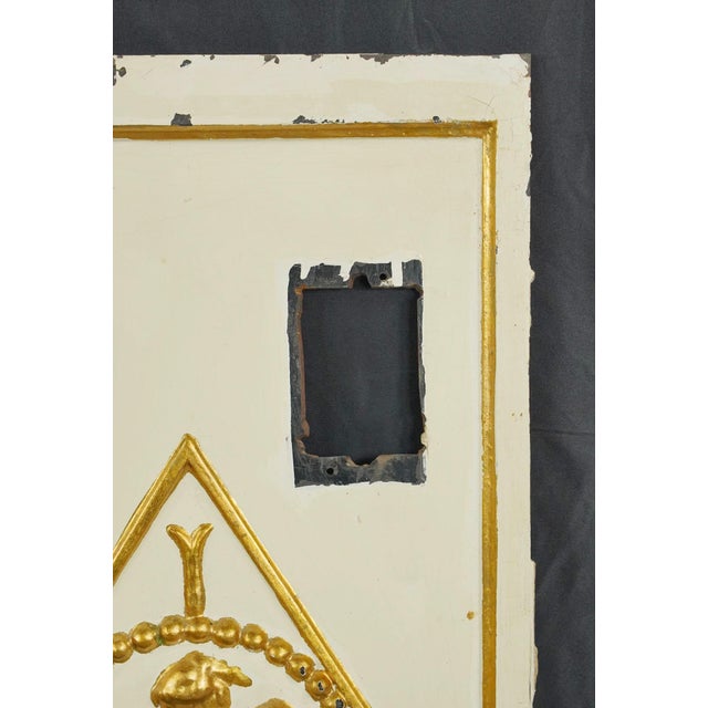 The Plaza Hotel French Cast Iron Fireback Set For Sale - Image 12 of 16