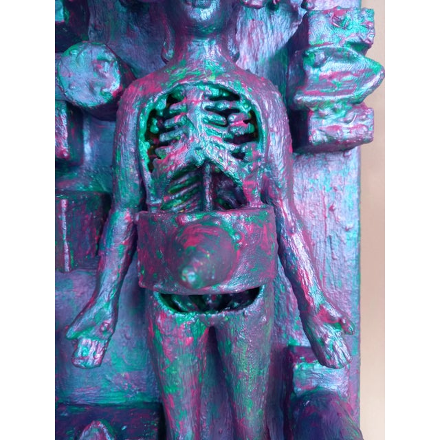 Contemporary Relief Sculpture Painting by Diane Grant For Sale - Image 11 of 12