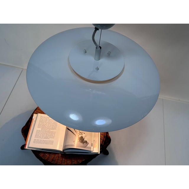 Large Modern Danish Hanging Lamp with Spherical Aluminum Lampshade, 1980s For Sale - Image 12 of 18