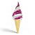 Red Large Advertising Ice Cream Cone in Resin For Sale - Image 8 of 8