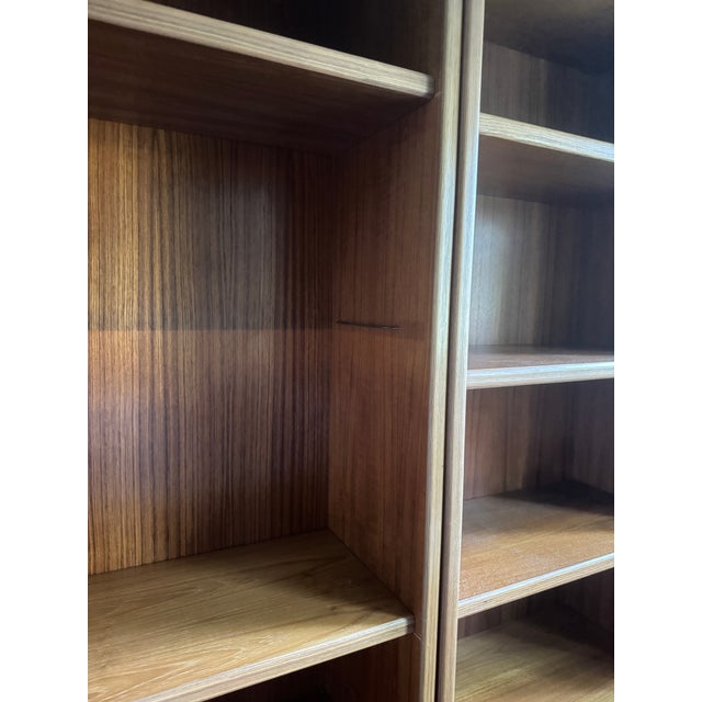 Wood 1970s Danish Teak Bookcases in Style of Carl Hansen - Set of 3 For Sale - Image 7 of 10