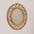 1960s Italian Wavy Rattan Circular Mirror For Sale - Image 4 of 10