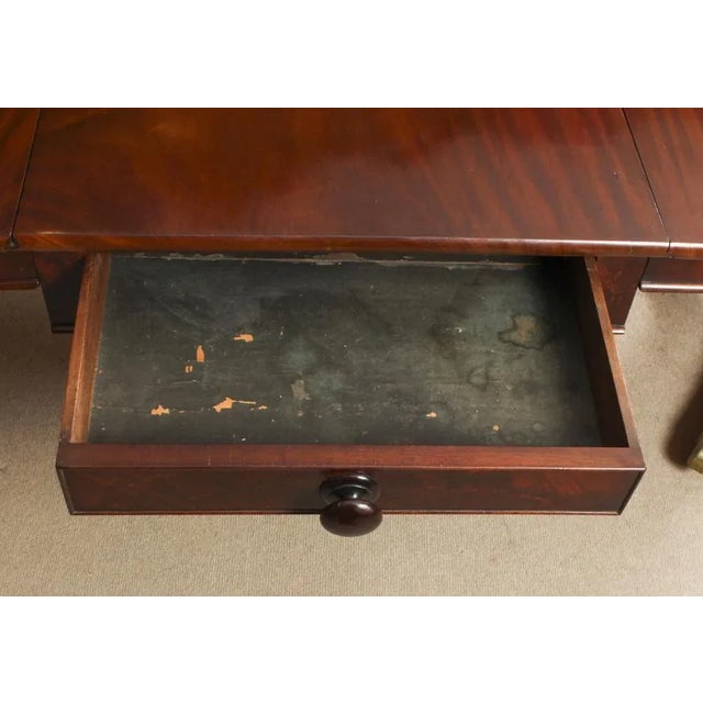 19th Century Regency Metamorphic 3-Pillar Dining Table For Sale - Image 14 of 18