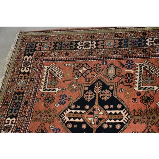 Persian Hand Knotted 9’ X 5’8” Antique Rug For Sale - Image 10 of 10