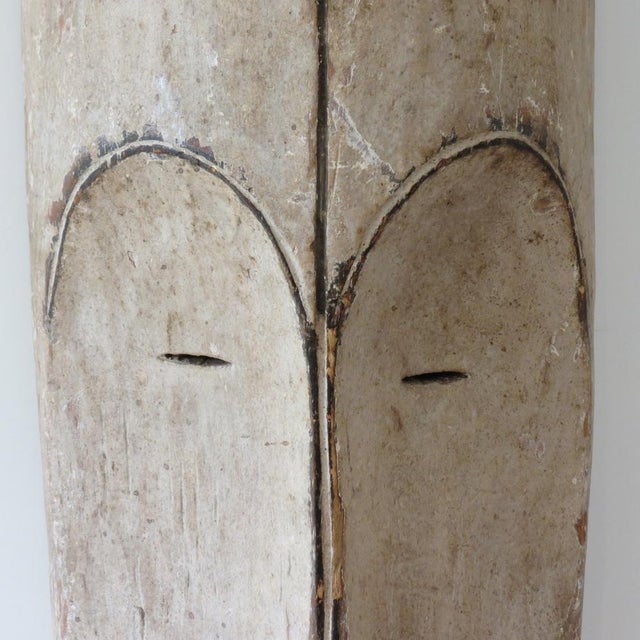 Large Decorative Wall Hanging Mask, Gabon, 1920s-1940s, in Very Good conditions. Designed 1920 to 1949