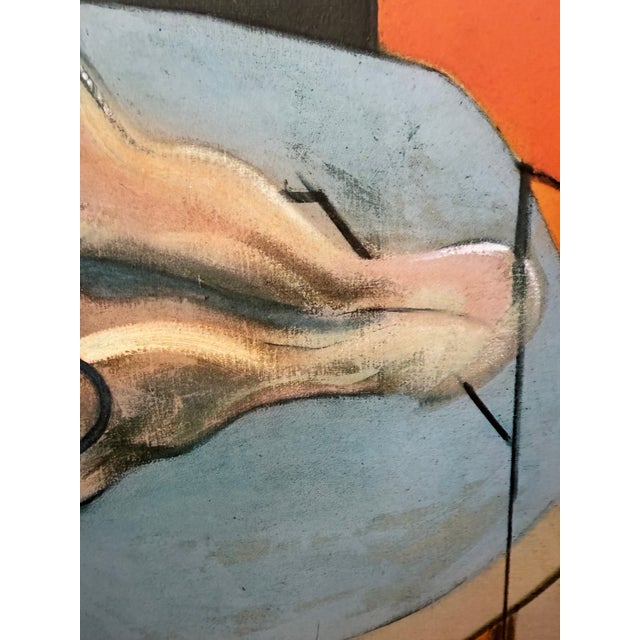 Orange Francis Bacon (1909–1992), Marlborough Gallery, 1980, Vintage Exhibition Poster For Sale - Image 8 of 12