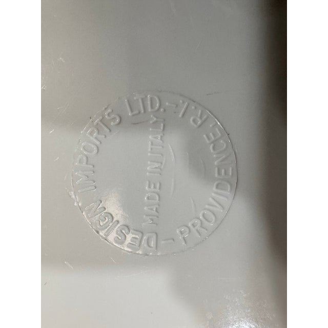 Mid 20th Century Mid 20th Century Small Italian Melamine Floral Tray For Sale - Image 5 of 5