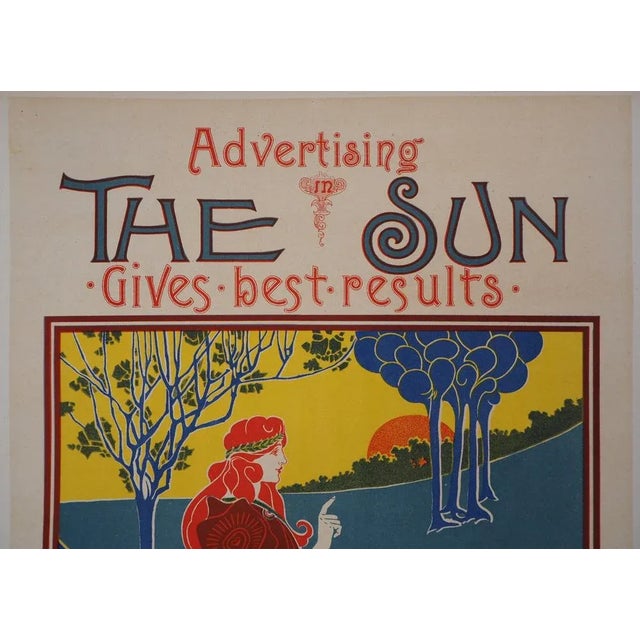 Louis John Rhead, The Sun, 1895, Original Lithograph For Sale - Image 9 of 12
