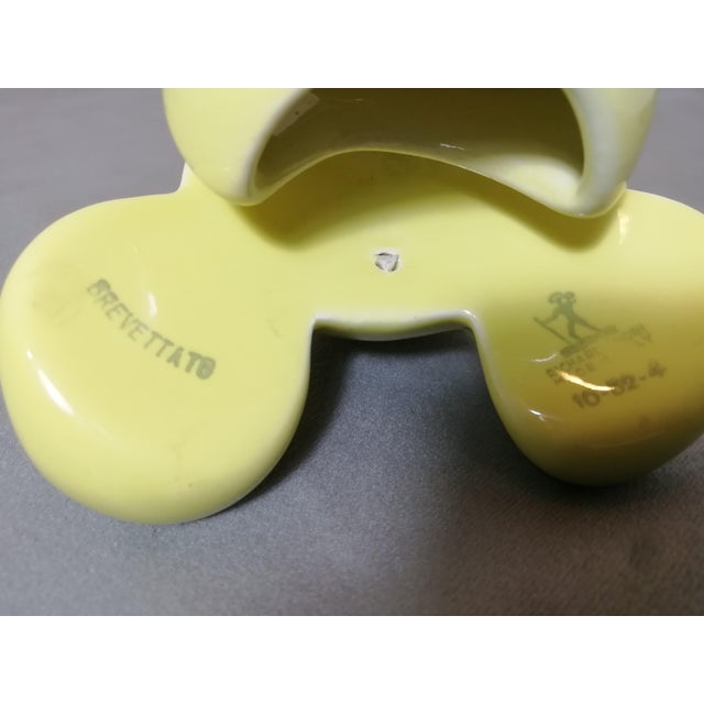 Mid-Century Modern Duck-Shaped Baby Food Bowl by Ginori San Cristoforo, Italy, 1930s For Sale - Image 3 of 12