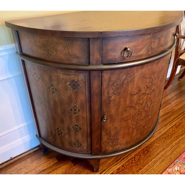 Vintage American Classical Half Round With Drawer Chairish