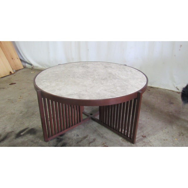 Item: Stickley Coffee Table Details: Cherry Great Designer Look/Quality Piece Mission Style Beautiful Base Signed Stickley...