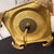 1980s Vintage Wedgwood Waterford Crystal Glandore Crescent Brass Table Lamp For Sale - Image 5 of 7