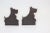 1930s Scotty Dog Bookends 1930s Bronze - The Pair For Sale - Image 5 of 12