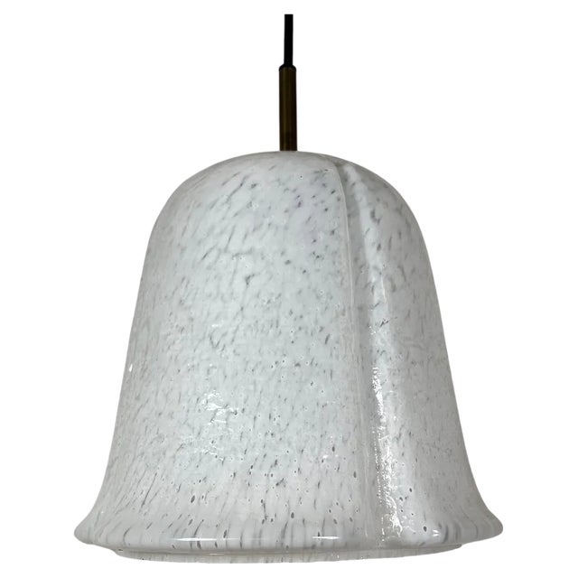 Mid-Century Modern Glass Pendant Lamp from Glashütte Limburg, 1960s For Sale