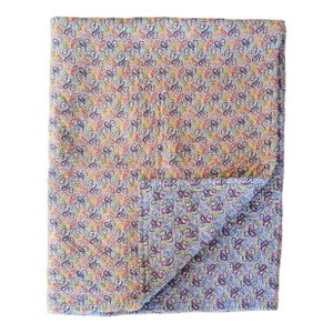 Early 20th Century Double-Sided Quilted Irish Coverlet -