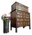 Vintage Burl Wood Spanish Revival Chest-on-Chest Dresser For Sale