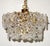 Gilded Brass and Crystal Glass Chandelier from Sölken Leuchten, 1970s, in Very Good conditions. Designed 1970 to 1979 This...