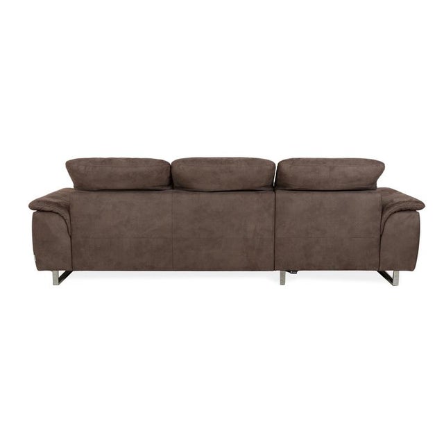 Gray Sinaatra Fabric Corner Sofa in Brown by Willi Schillig For Sale - Image 8 of 11