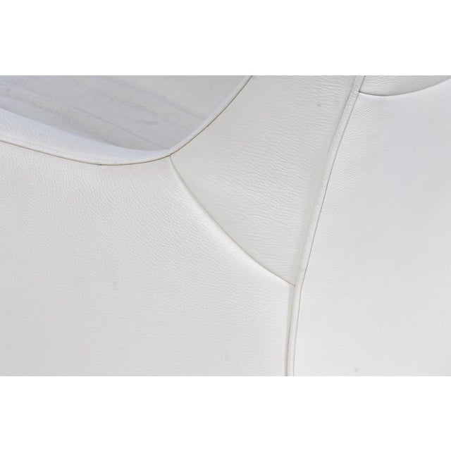 Vintage DS 264 White Leather Lounge Chair by Matthias Hoffmann for De Sede , 1990s For Sale - Image 9 of 18