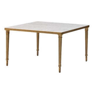 Marble Top Coffee Table, 1930 For Sale
