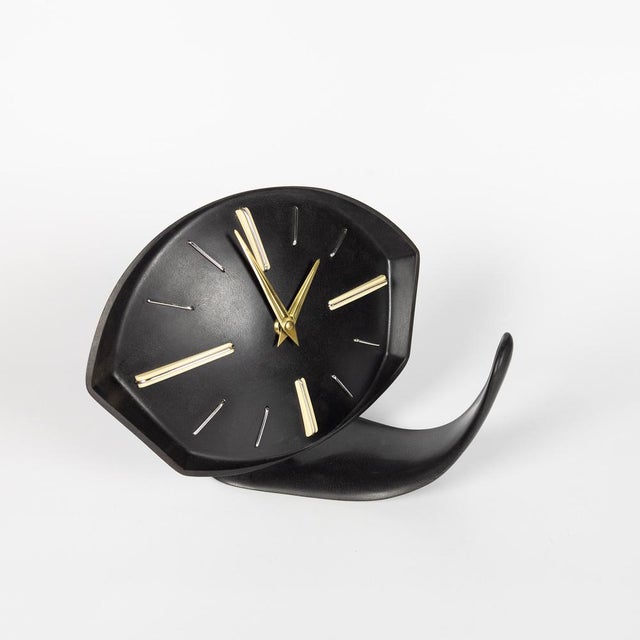 Mid-Century Modern Mid-Century Bakelite Table or Wall Clock, 1950s For Sale - Image 3 of 15