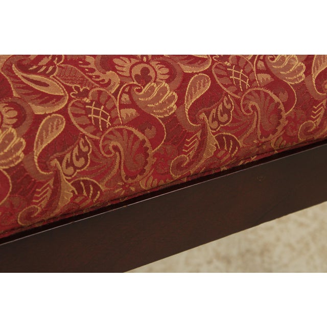Hancock & Moore Regency Mahogany Upholstered Chair For Sale - Image 11 of 15