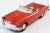 1957 Ford Red Thunderbird Convertible. Dimensions: 7"L x 2 3/4"W x 1 5/8"H