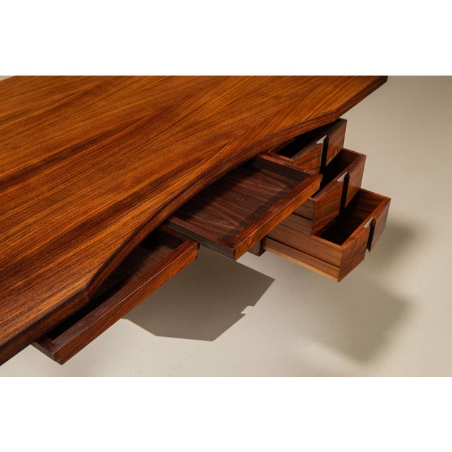 Writing Desk in Rosewood by Ennio Fazioli for MIM Roma, Italy, 1958 For Sale - Image 11 of 18