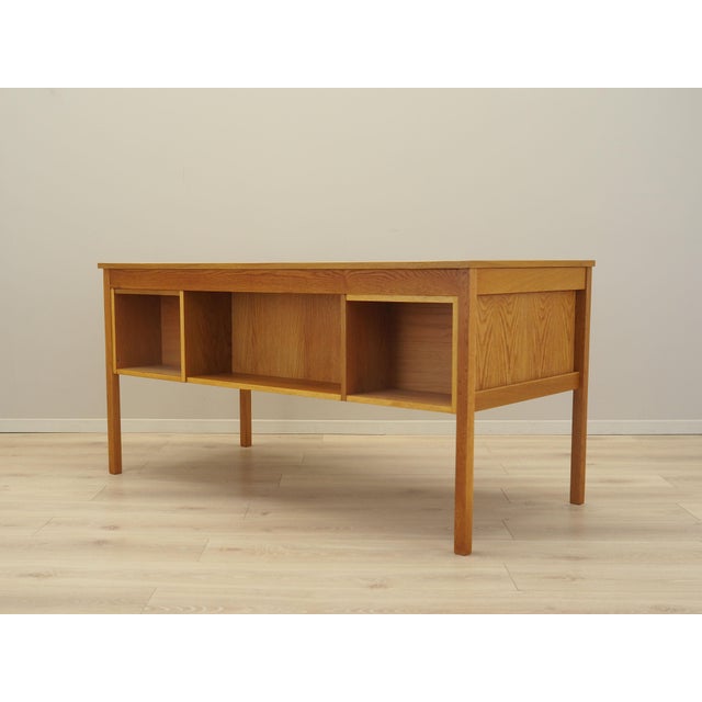 Yellow Danish Ash Desk from Domino Møbler, 1970s For Sale - Image 8 of 18