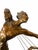 1990s Misha Frid “Harp Player” Bronze Sculpture For Sale - Image 4 of 5