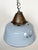 Industrial Grey Enamel and Cast Iron Pendant Light, 1960s For Sale - Image 9 of 17