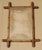 Brown Antique English Faux Bamboo Wall Mirror For Sale - Image 8 of 9