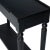 Spritely Home Accent Furniture Aubrey Plum Console Table, Black For Sale - Image 4 of 9