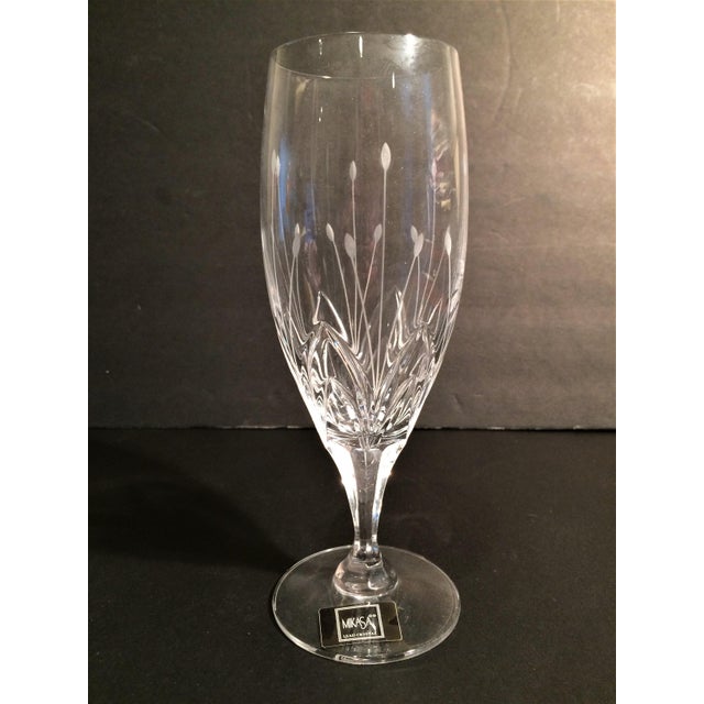 Mikasa Petit Points Cut/Etched Lead Crystal 8.5" Inch Water/Iced Tea