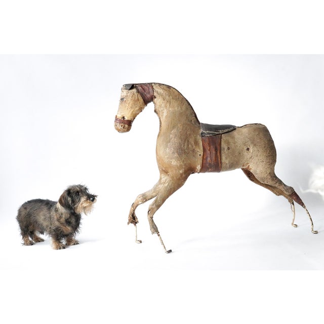 French Artist, Horse Sculpture, 1880, Horsehide For Sale - Image 11 of 16