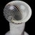 Black Vintage Dino Martens Murano Black White Aventurine Swirl Ribbons Italian Art Glass Flower Vase For Sale - Image 8 of 9