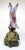 Archimede Seguso Archimede Seguso for Girolamo Luxardo Alabastro Murano Squirrel 1960's Decanter Glass Sculpture Signed For Sale - Image 4 of 12