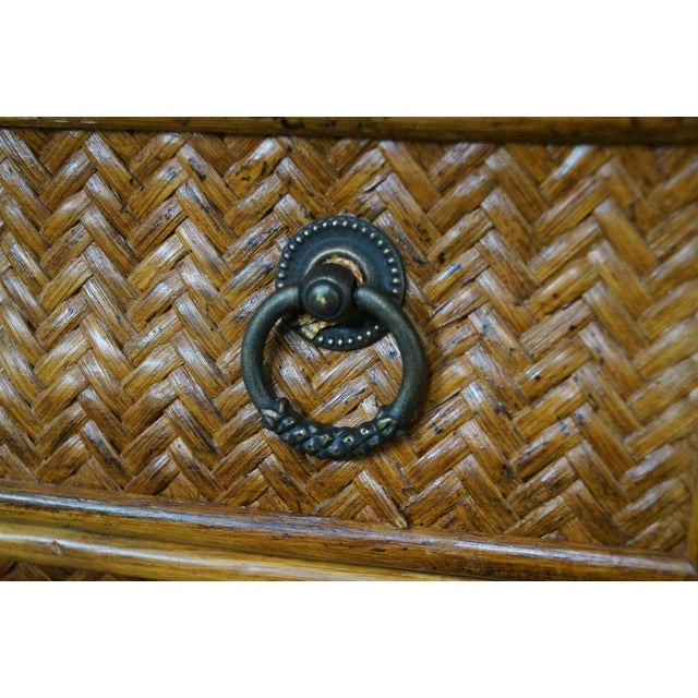 Tommy Bahama for Lexington Rattan Coffee Table Chairish