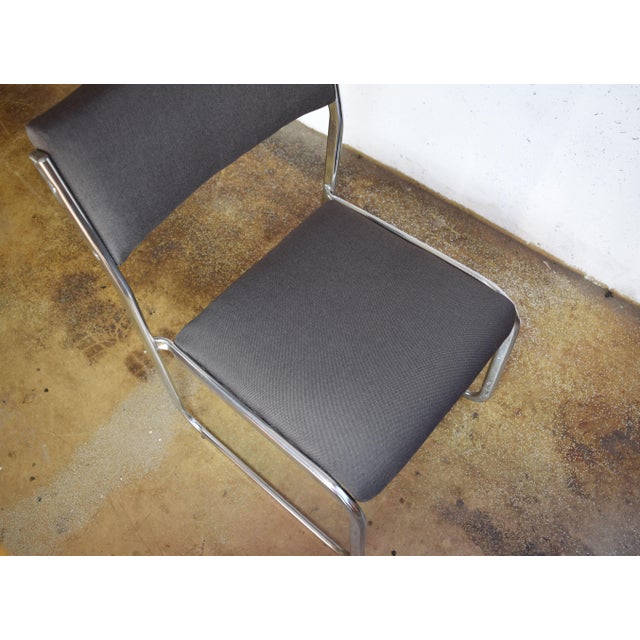 Space Age Chrome Desk Chair, Germany, 1970s For Sale - Image 10 of 11
