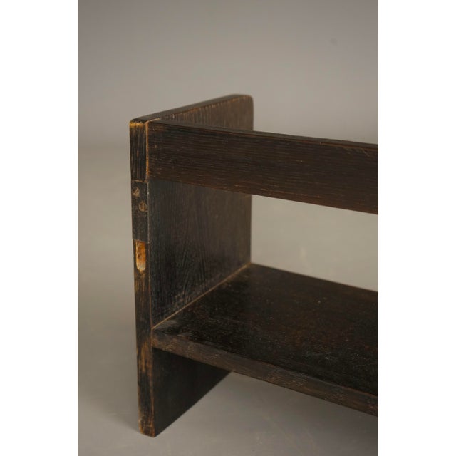 Modernist Bauhaus Oak Book Shelf, 1930s For Sale - Image 10 of 11