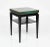 Tommi Parzinger Green Leather Occasional Table, Model No. 3303, Ca. 1955 Ebonized Wood, Embossed Leather. For Sale - Image 11 of 11