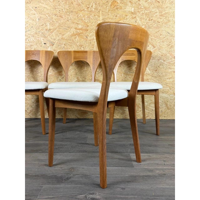 Oak Model Peter Dining Chairs by Koefoeds Hornslet, 1960s, Set of 4 For Sale - Image 17 of 18